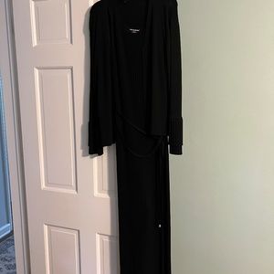 Knit dress with jacket